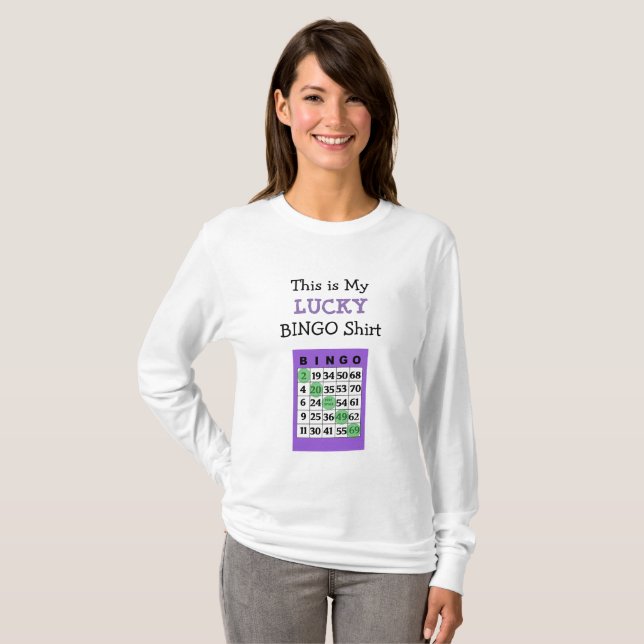 Det här är min Lucky BINGO Shirt Tee (Hel framsida)