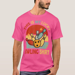 Det här är min Lucky Bowling s Bowler T Shirt