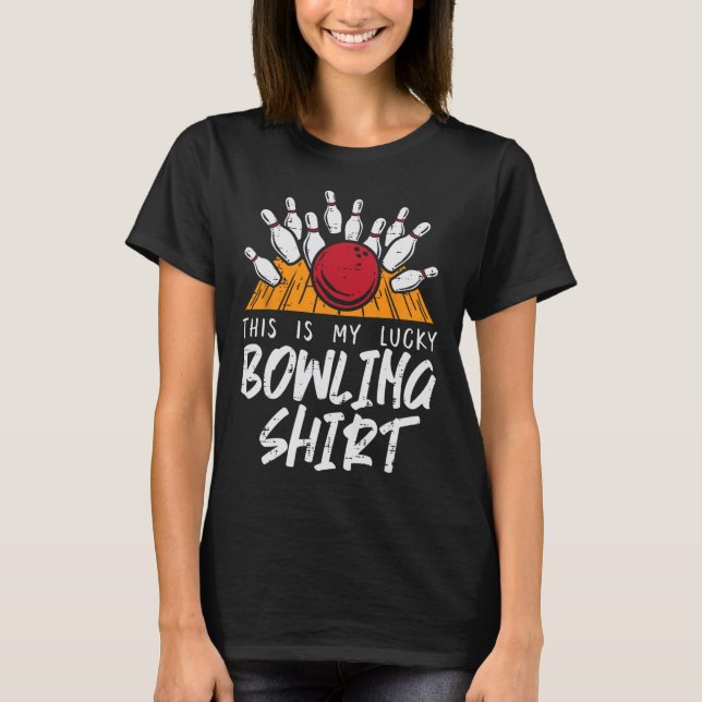 Det här är min Lucky Bowling Shirt Bowlareare Play T (Framsida)