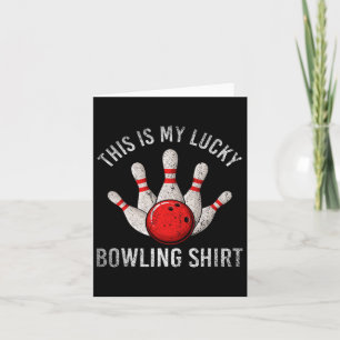 Det här är min Lucky Bowling Shirt Kort