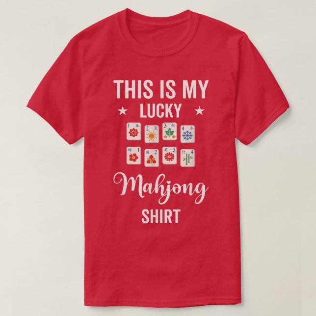 Det här är min Lucky Mahjong Shirt T (Design framsida)