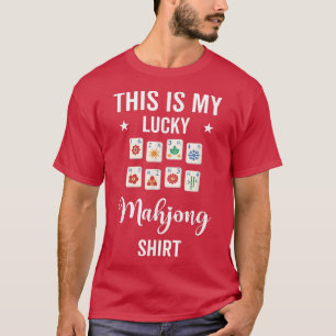 Det här är min Lucky Mahjong Shirt T