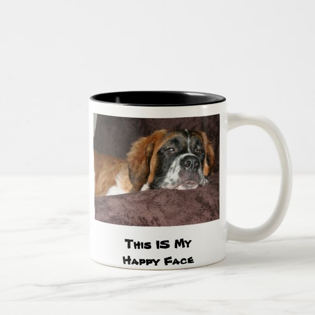 Det här är min Lycklig Ansikte Mugg (Höger)