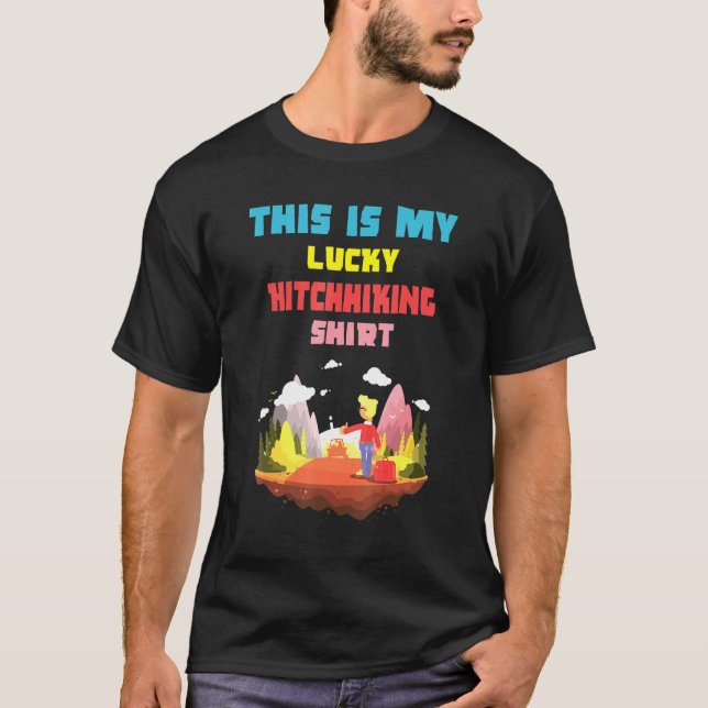 Det här är min lyckliga historikkonst. t shirt (Framsida)