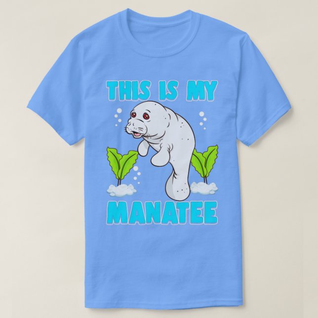 Det här är min manatee t shirt (Design framsida)
