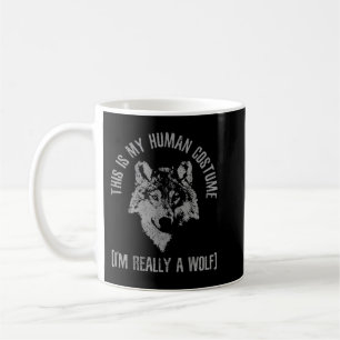 Det här är min människo-dräkt, jag är egentligen e kaffemugg