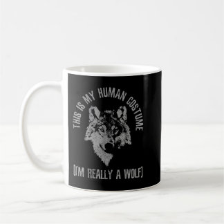 Det här är min människo-dräkt, jag är egentligen e kaffemugg