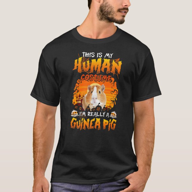 Det här är min mänskliga dräkt i Verkligen A Guine T Shirt (Framsida)