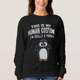 Det här är min mänskliga dräkt I Verkligen A Pengu T Shirt