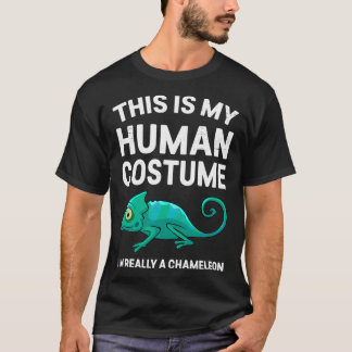 Det här är min mänskliga dräkt Im A Chameleon T Shirt