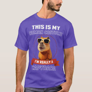 Det här är min mänskliga dräkt Im Verkligen a Capy T Shirt