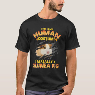 Det här är min mänskliga dräkt Im Verkligen A Guin T Shirt