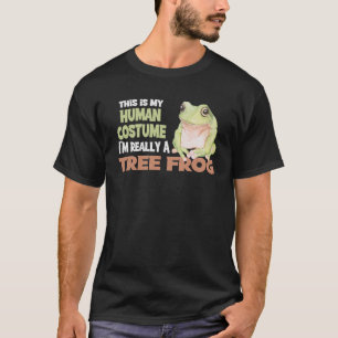 Det här är min mänskliga dräkt Im Verkligen A Träd T Shirt