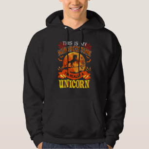 Det här är min mänskliga dräkt Im Verkligen A Unic Hoodie