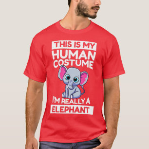 Det här är min mänskliga dräkt Im Verkligen en ele T Shirt