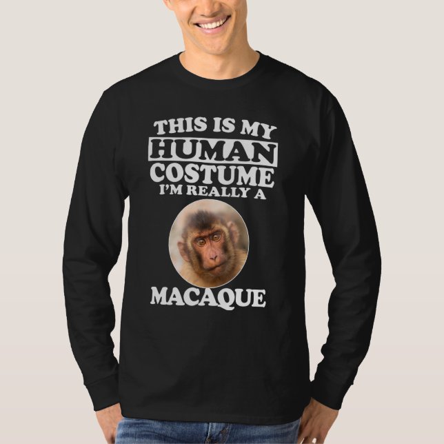 Det här är min mänskliga dräkt Im Verkligen en mak T Shirt (Framsida)