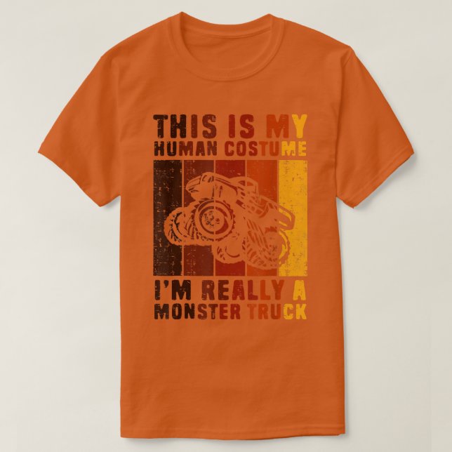 Det här är min mänskliga dräkt Im Verkligen en Mon T Shirt (Design framsida)