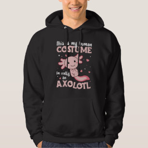Det här är min mänskliga dräkt im verkligen och ax hoodie