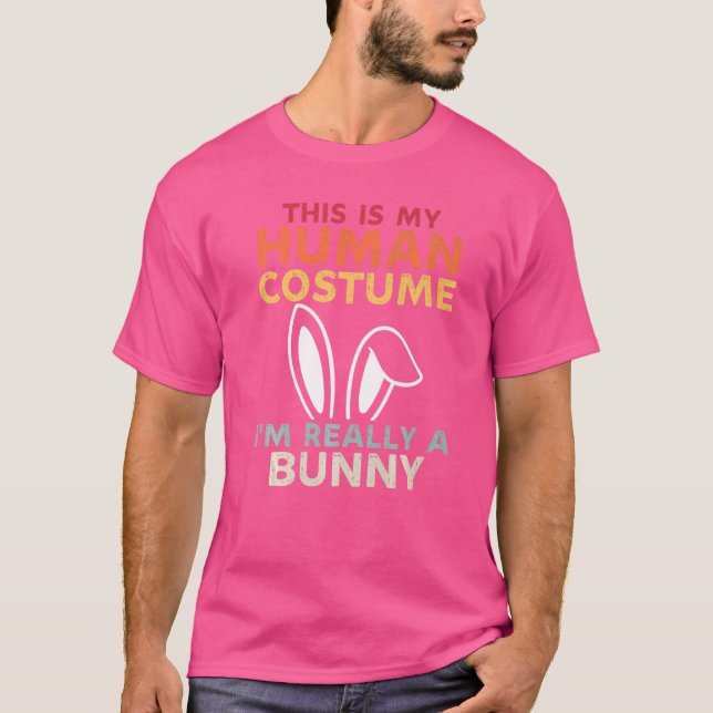 Det här är min mänskliga dräkt Im Verkligen. T Shirt (Framsida)