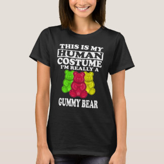 Det här är min mänskliga dräkt... Jag är ett gummi T Shirt