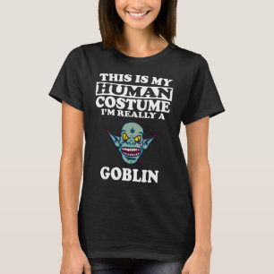 Det här är min mänskliga dräkt jag är Verklig T Shirt