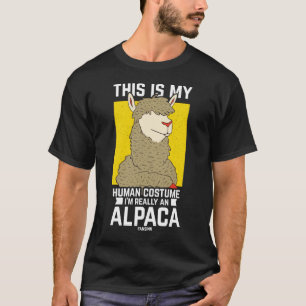 Det här är min mänskliga dräkt jag är Verklig T Shirt