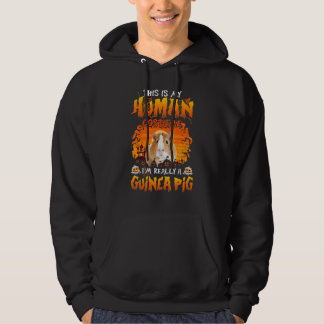 Det här är min mänskliga dräkt jag är Verkligen A  Hoodie