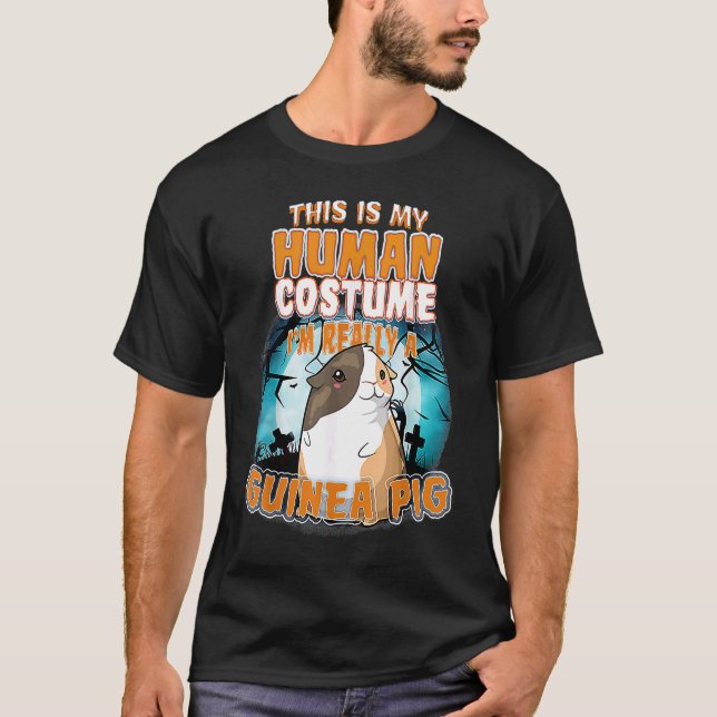 Det här är min mänskliga dräkt jag är Verkligen A  T Shirt (Framsida)