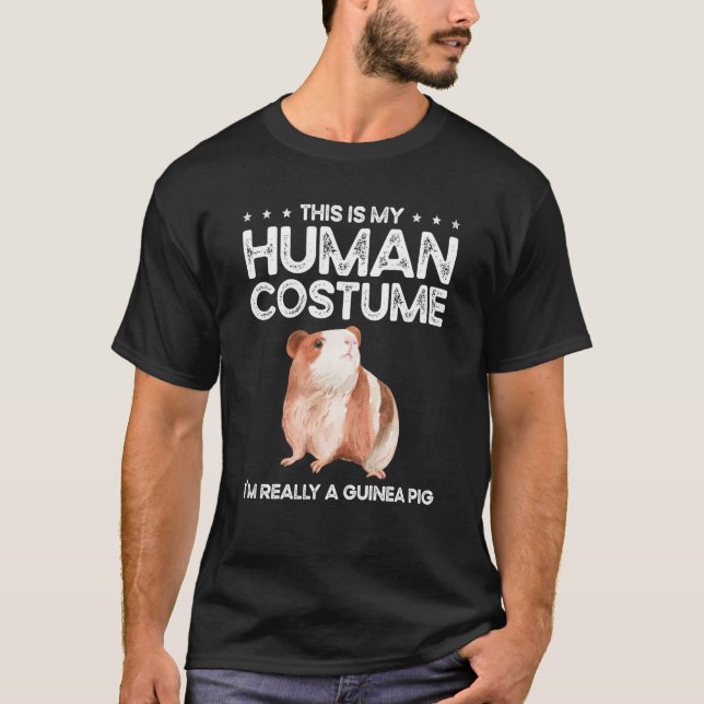 Det här är min mänskliga dräkt jag är Verkligen A  T Shirt (Framsida)