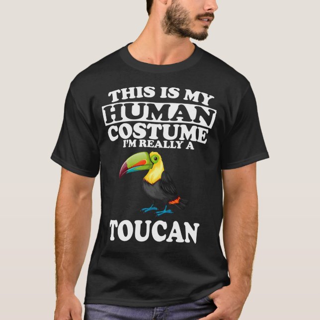Det här är min mänskliga dräkt, jag är Verkligen A T Shirt (Framsida)