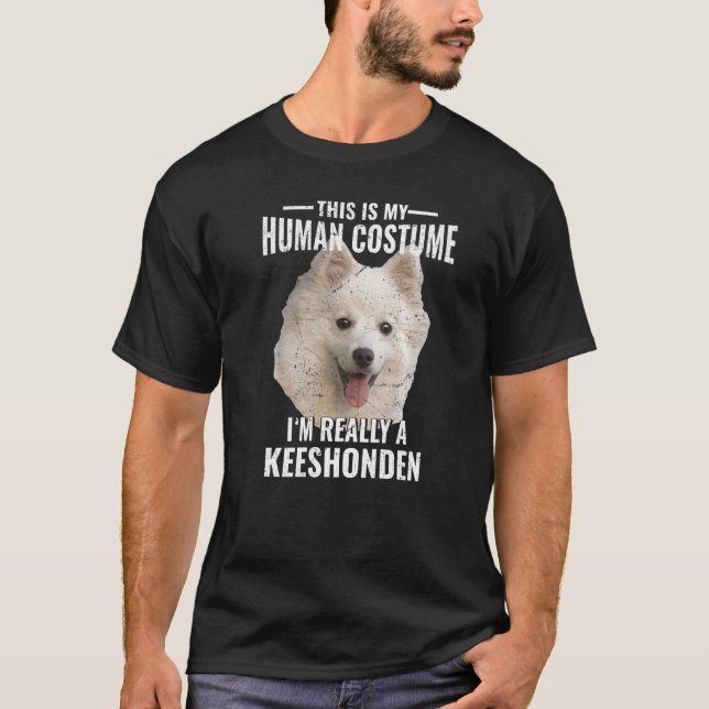 Det här är min mänskliga dräkt jag är Verkligen A  T Shirt (Framsida)