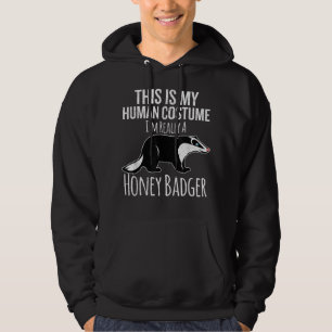 Det här är min mänskliga dräkt, jag är Verkligen e Hoodie