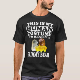 Det här är min mänskliga dräkt, jag är Verkligen e T Shirt