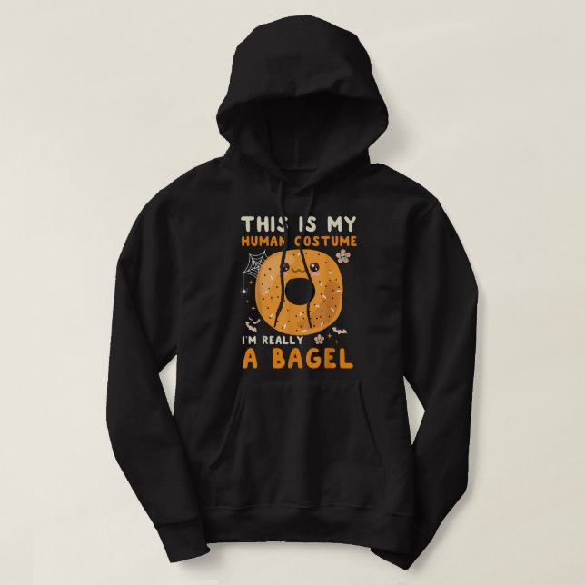 Det här är min mänskliga dräkt jag är Verkligen en Hoodie (Design framsida)