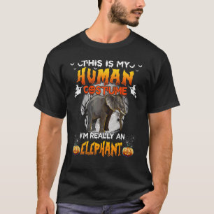 Det här är min mänskliga dräkt jag är Verkligen en T Shirt