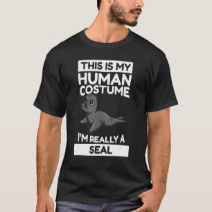 Det här är min mänskliga dräkt jag är Verkligen en T Shirt