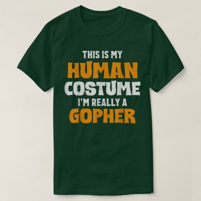 Det här är min mänskliga dräkt jag är Verkligen en T Shirt (Design framsida)