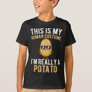 Det här är min mänskliga dräkt jag är Verkligen en T Shirt