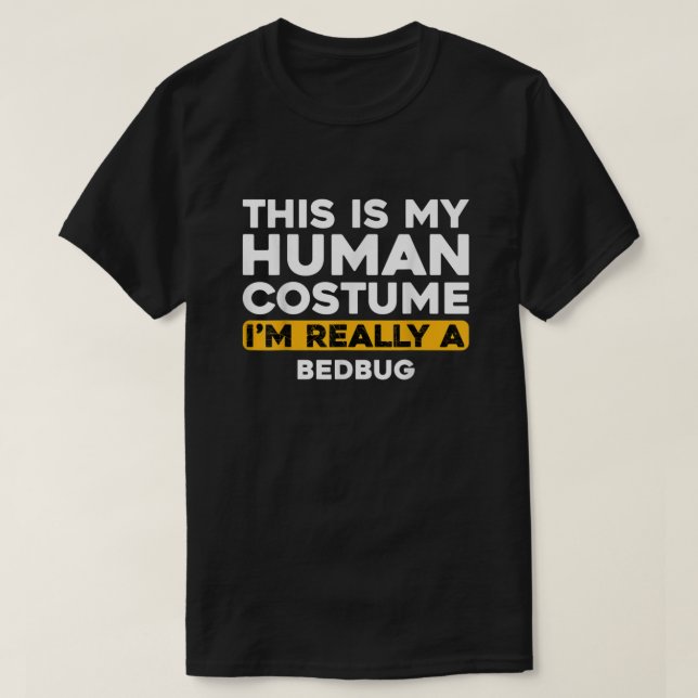 Det här är min mänskliga dräkt jag är Verkligen en T Shirt (Design framsida)