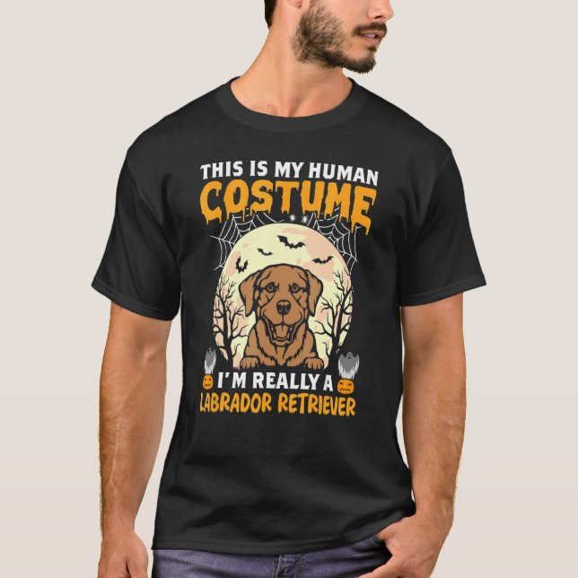 Det här är min mänskliga dräkt jag är Verkligen en T Shirt (Framsida)