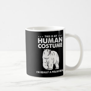Det här är min mänskliga dräkt.. Jag är Verkligen Kaffemugg