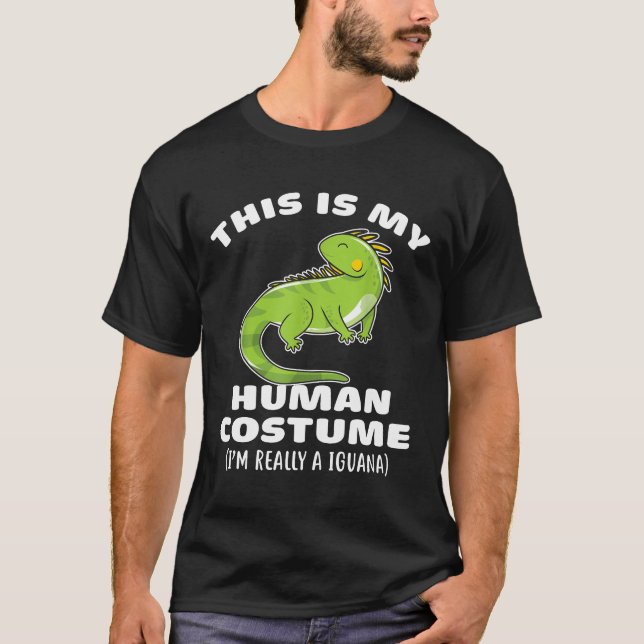 Det här är min mänskliga dräkt jag är Verkligen oc T Shirt (Framsida)