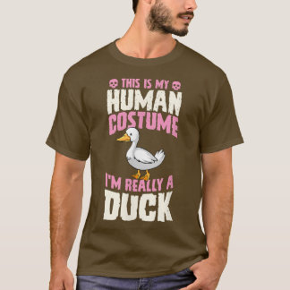 Det här är min mänskliga dräkt.. Jag är Verkligen  T Shirt