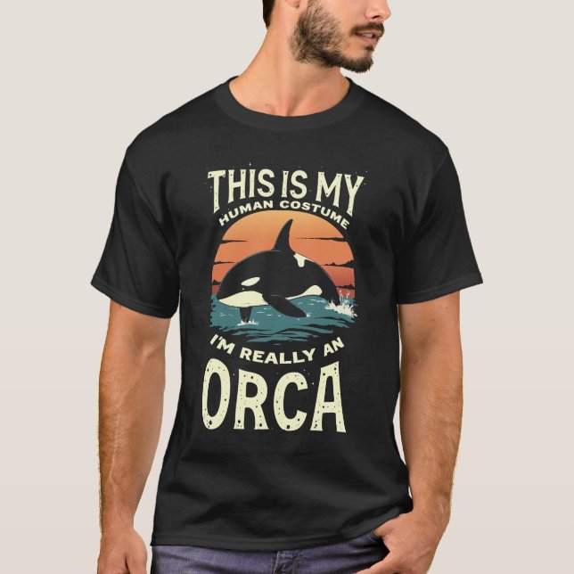 Det här är min mänskliga dräkt - jag är Verkligen  T Shirt (Framsida)