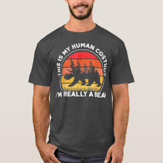Det här är min mänskliga dräkt.. Jag är Verkligen T Shirt