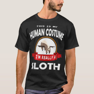 Det här är min mänskliga dräkt.. Jag är Verkligen  T Shirt