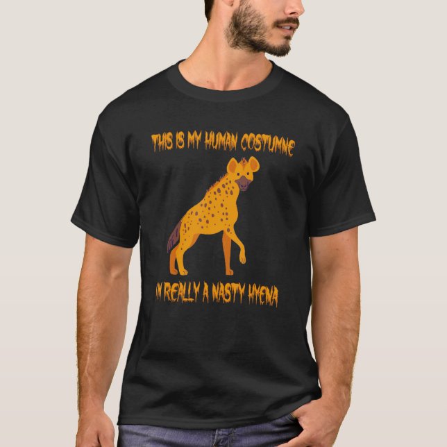 Det här är min mänskliga dräkt.. Jag är Verkligen  T Shirt (Framsida)