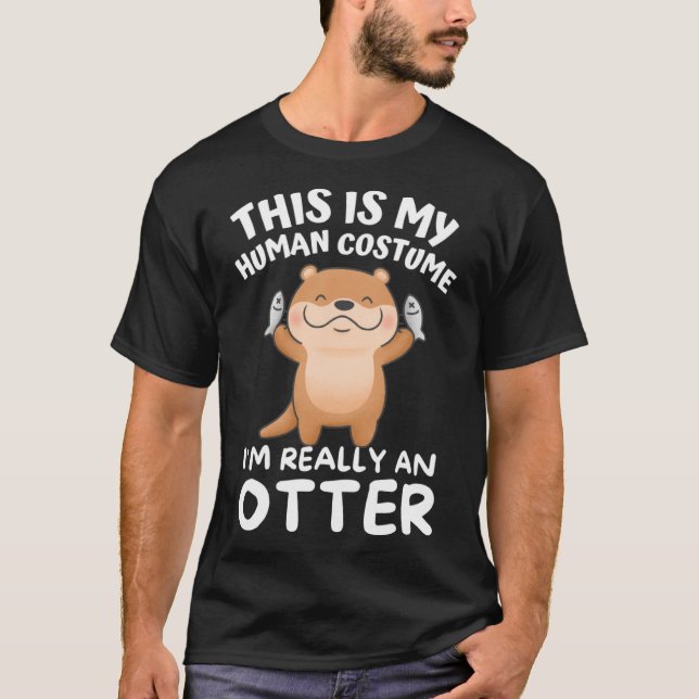 Det här är min mänskliga dräkt jag är Verkligen. T Shirt (Framsida)