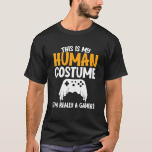 Det här är min mänskliga dräkt.. Jag är Verkligen  T Shirt