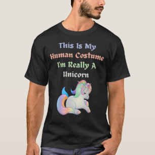 Det här är min mänskliga dräkt.. Jag är Verkligen T Shirt